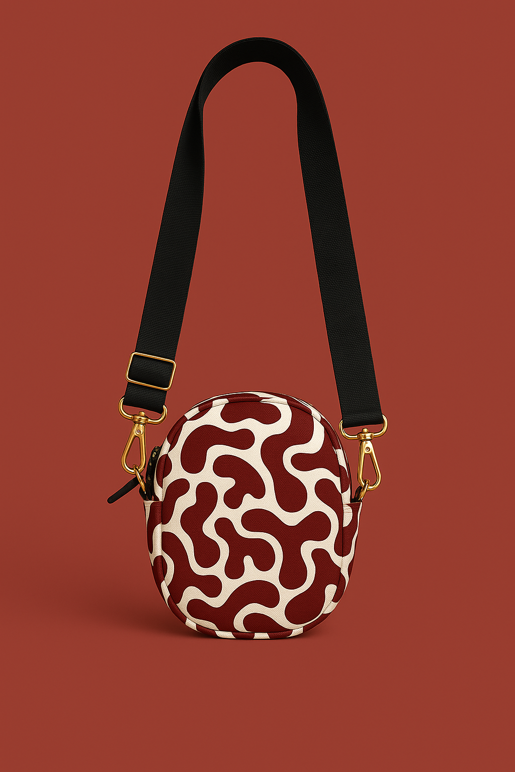 Crimson Maze Mini Bag