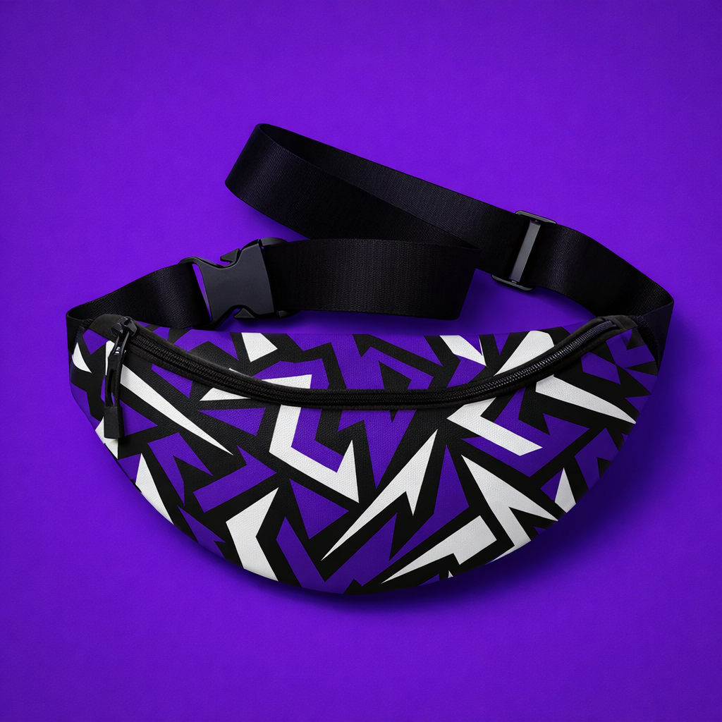 Electric Zigzag Fanny Pack