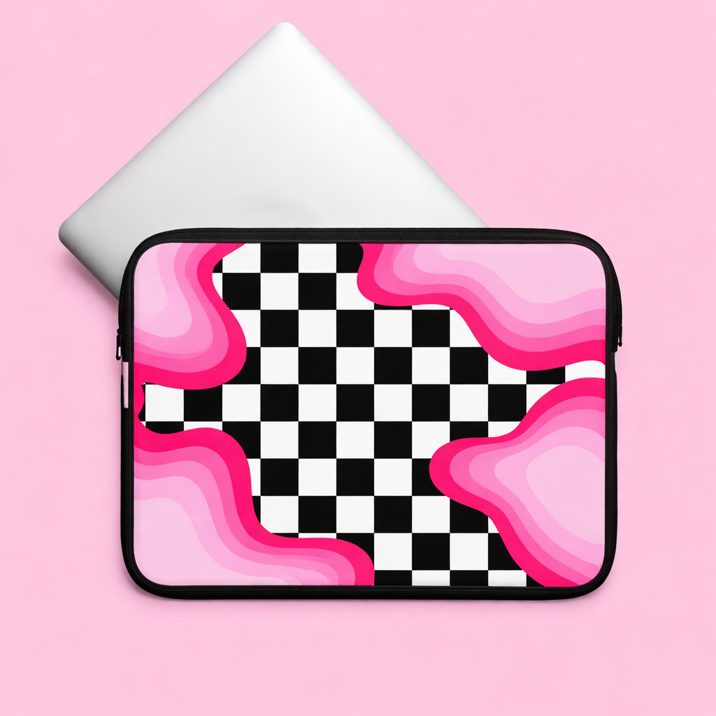 Pink Check Wave