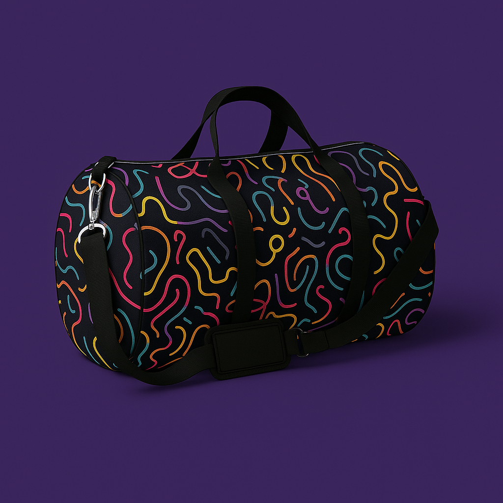 Neon Drift Duffle